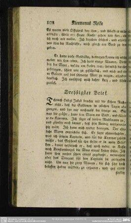 Dreyßigster Brief
