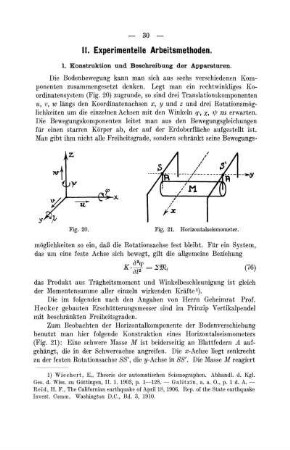 II. Experimentelle Arbeitsmethoden.