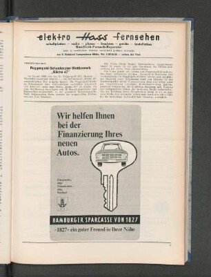 Poggenpohl-Schaufenster-Wettbewerb "Küche 67"