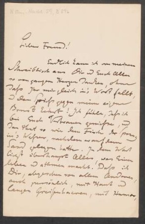 Brief an Friedrich Spitta : 23.04.1897