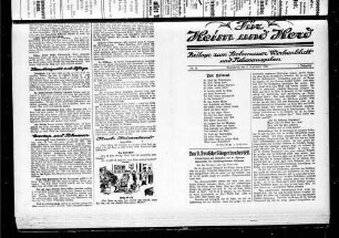 Für Heim und Herd. 1924-1925