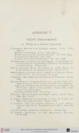 Appendix V: Select Bibliography