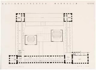Nationaltheater, Mannheim: Dachgeschoss (1:200)
