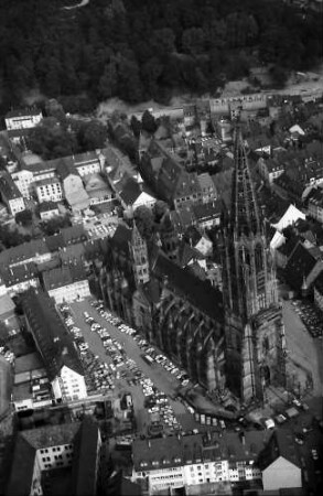 Freiburg: Münster, von Westen