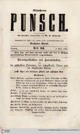 Nro. 14 (3. April 1853)
