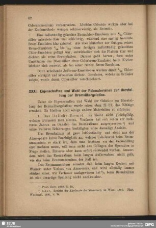 1. Das lösliche Bromid
