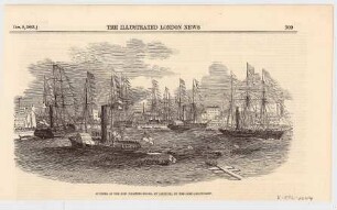 Opening of the new floating docks, at Limerick, by the Lord-Lieutnant