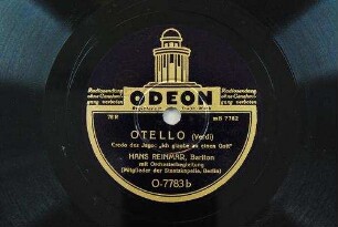 Otello : Credo des Jago: "Ich glaube an einen Gott" / (Verdi)