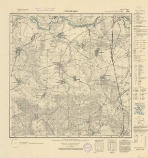 2061 (alte Nr.: 692) Standemin, Meßtischblatt (4cm - Karte)