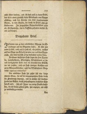 Dreyzehnter Brief