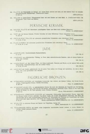 Persische Keramik (Nr. 600-603)