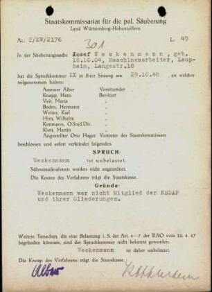 Weckenmann, Josef