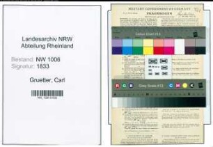 Entnazifizierung Carl Gruetter , geb. 22.03.1902 (Prokurist)