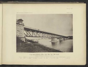 Eisenbahnbrücke über den Inn bei Simbach.