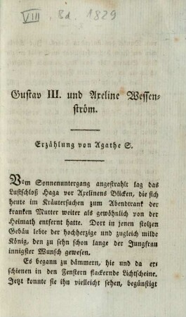 [Band 8 (November 1829)]: Berlinische Blätter für deutsche Frauen