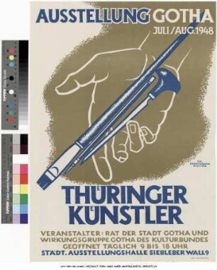 Originaltitel: Ausstellung Gotha Juli/August 1948 Thüringer Künstler