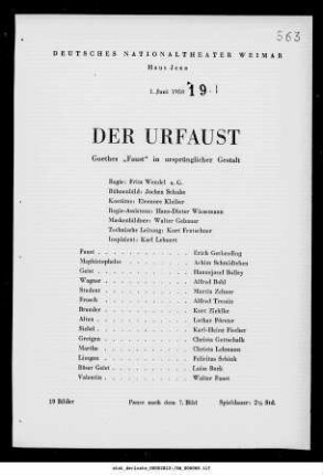 Der Urfaust