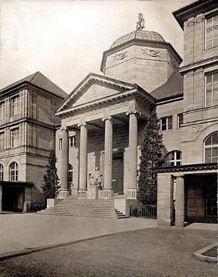 Fischer, Theodor; Wiesbaden; Museum - Haupteingang