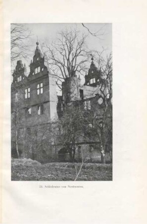 23. Schloßruine von Nordwesten