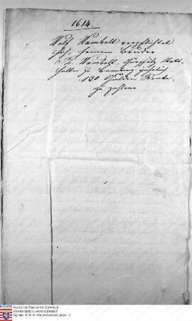 Notariell beglaubigte Kopie eines Kaufbriefes über 2600 Gulden zu verzinsen mit 130 Gulden jährlich von Wolff Wambold an Philipp Wambold