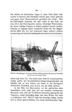 Dampf bagger der Sewardhalbinsel - Bergwerksgesellschaft am Nomefluß.