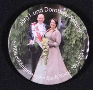Button Schützenkönig Neuss 2013/14 Jörg Antony