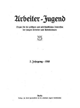 2: Arbeiter-Jugend - 2.1910