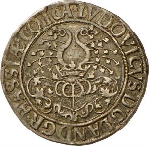 Vierteltaler auf den Tod des Landgrafen Ludwig IV. von Hessen-Marburg, 1604