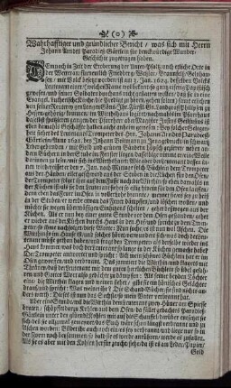 Wahrhafftiger und gründlicher Bericht, was sich mit Herrn Johann Arndts Paradieß-Gärtlein für denckwürdige Wunder-Geschichte zugetragen haben