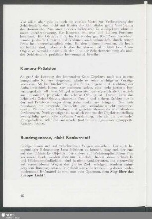 Bundesgenosse, nicht Konkurrent