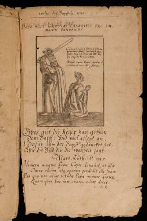 Papa agit gratias caesaribus pro immensis beneficiis