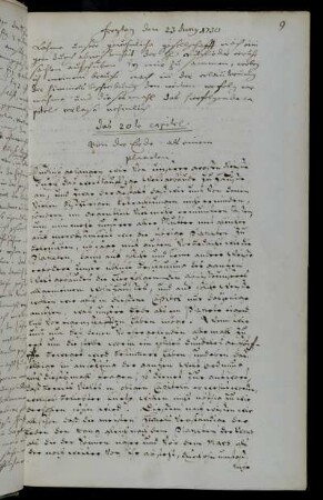 Freytag den 23 Juny 1730