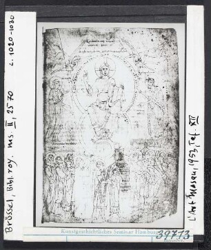 Brüssel, Bibl. Royale: MS II 2570, Majestas Domini