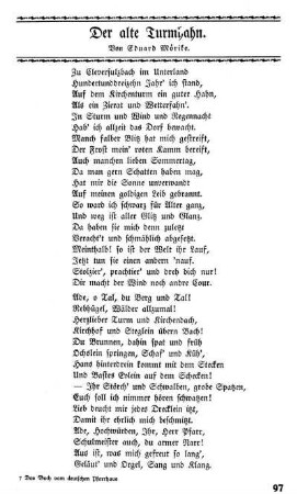 Der alte Turmhahn