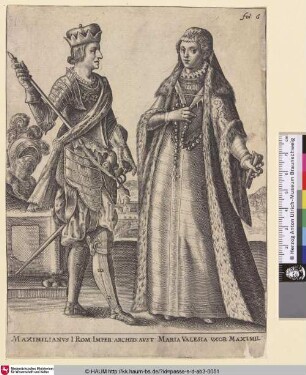 [Maximilian I. und Maria von Burgund; Maximilian I and Mary of Burgundy]
