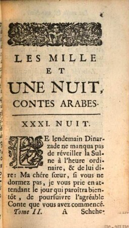 Les Mille Et Une Nuit : Contes Arabes, 2