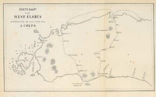 Schets kaart van West-Flores