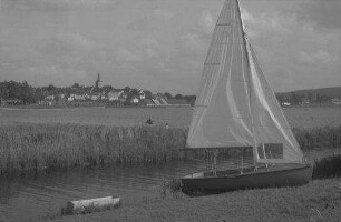 Weißenstadt: Egersee [Weißenstädter See], mit Ort