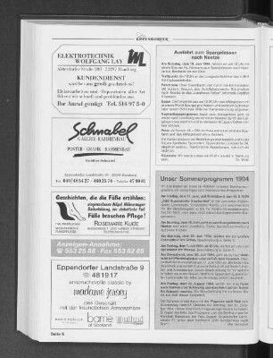 Unser Sommerprogramm 1994