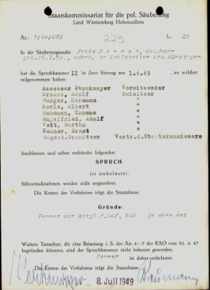 Penner, Fritz