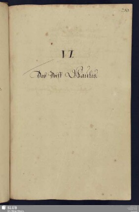 Bl. 253-277: VI. Das Dorff Gaulis