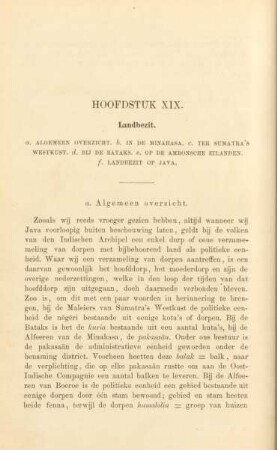 Hoofdstuk XIX. Landbezit