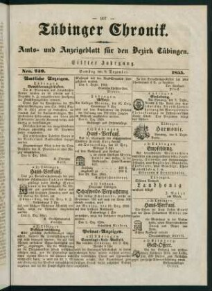 957-976, 8. Dezember (Nr. 240) - 14. Dezember (Nr. 244)