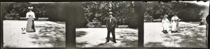 Kodak-Filmstreifen mit drei Fotos