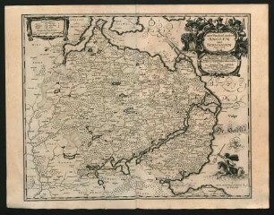 Carte Von den Ländern Anglen Und Schwansen. Anno 1649.