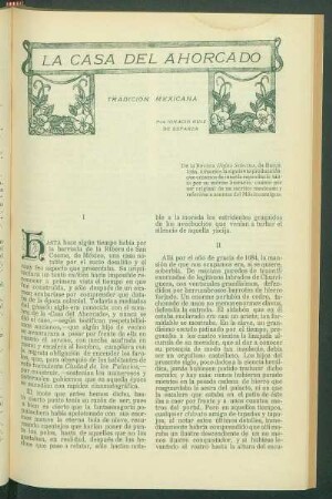 La casa del ahorcado : Tradición mexicana