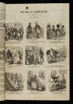 Revue comique de la semaine par Cham. La grippe