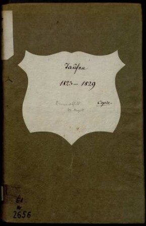 Taufregister II