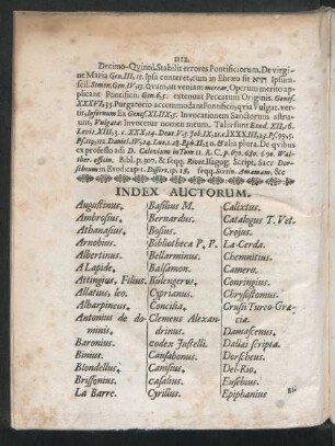 Index Auctorum