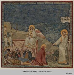 Leben Christi (untere Zone Nord) und Präfigurationen : Auferstehung Christi, Noli me tangere